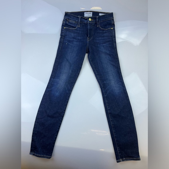 Frame Denim Le High Skinny Jeans in Harvard N228-27 - Picture 2 of 10